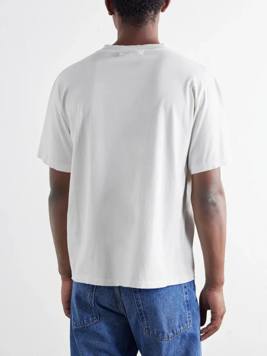 Remi Relief Make Art, Not War Printed Cotton-Jersey T-Shirt - Men | Thumbnail 4 Remi Relief Make Art, Not War Printed Cotton-Jersey T-Shirt - Men | Thumbnail 4