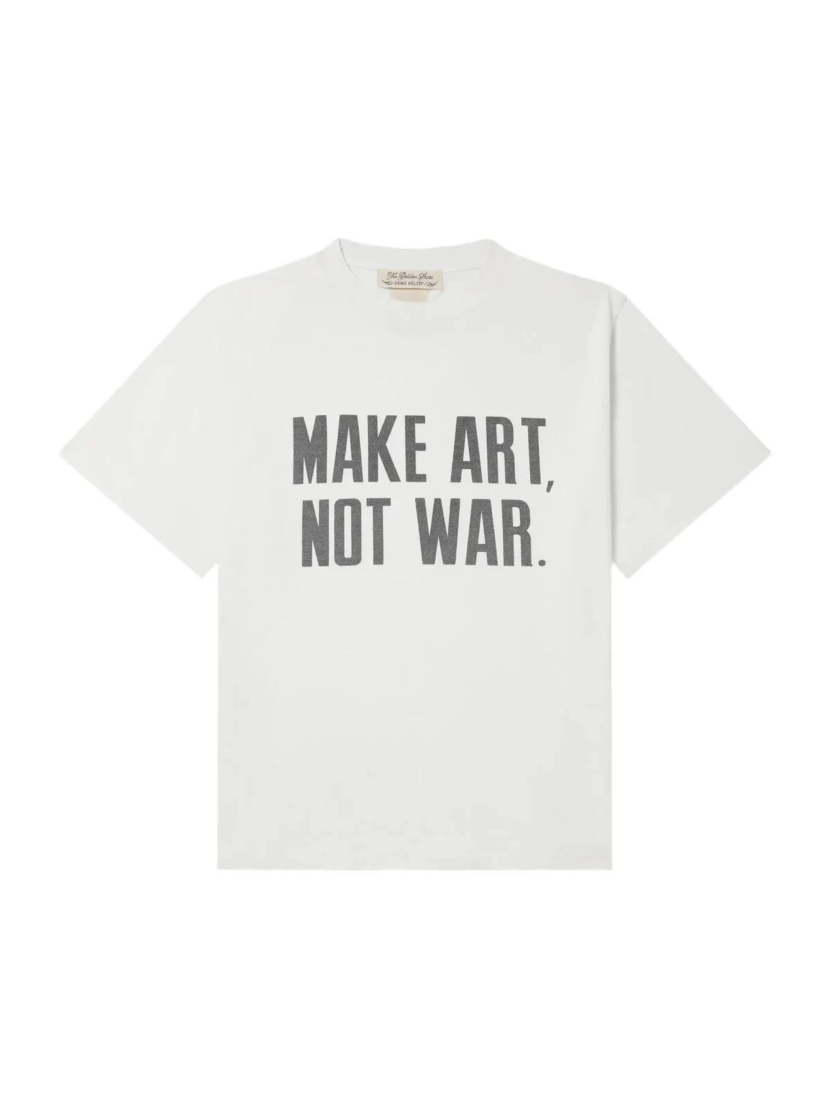 Make Art, Not War Printed Cotton-Jersey T-Shirt - Men Make Art, Not War Printed Cotton-Jersey T-Shirt - Men