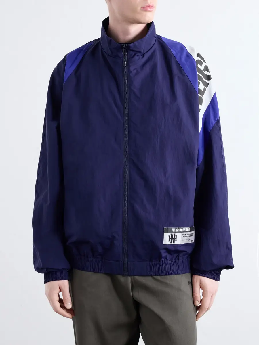 Neighborhood Logo-Print Colour-Block Taffeta Track Jacket - Men | Thumbnail 3 Neighborhood Logo-Print Colour-Block Taffeta Track Jacket - Men | Thumbnail 3