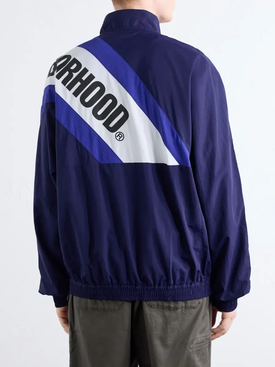 Neighborhood Logo-Print Colour-Block Taffeta Track Jacket - Men | Thumbnail 4 Neighborhood Logo-Print Colour-Block Taffeta Track Jacket - Men | Thumbnail 4