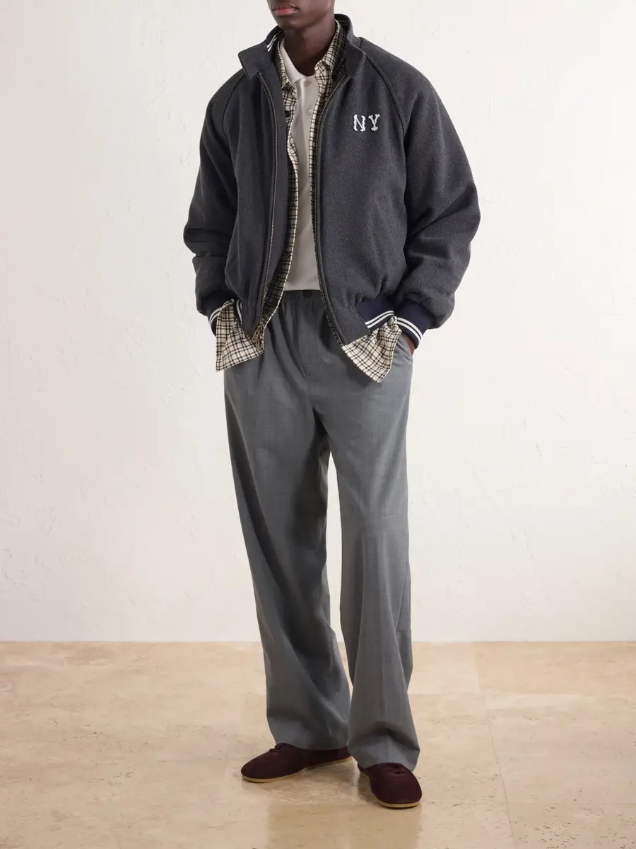 Aimé Leon Dore Ny Highlanders Logo-Embroidered Wool-Blend Varsity Jacket - Men | Thumbnail 2 Aimé Leon Dore Ny Highlanders Logo-Embroidered Wool-Blend Varsity Jacket - Men | Thumbnail 2