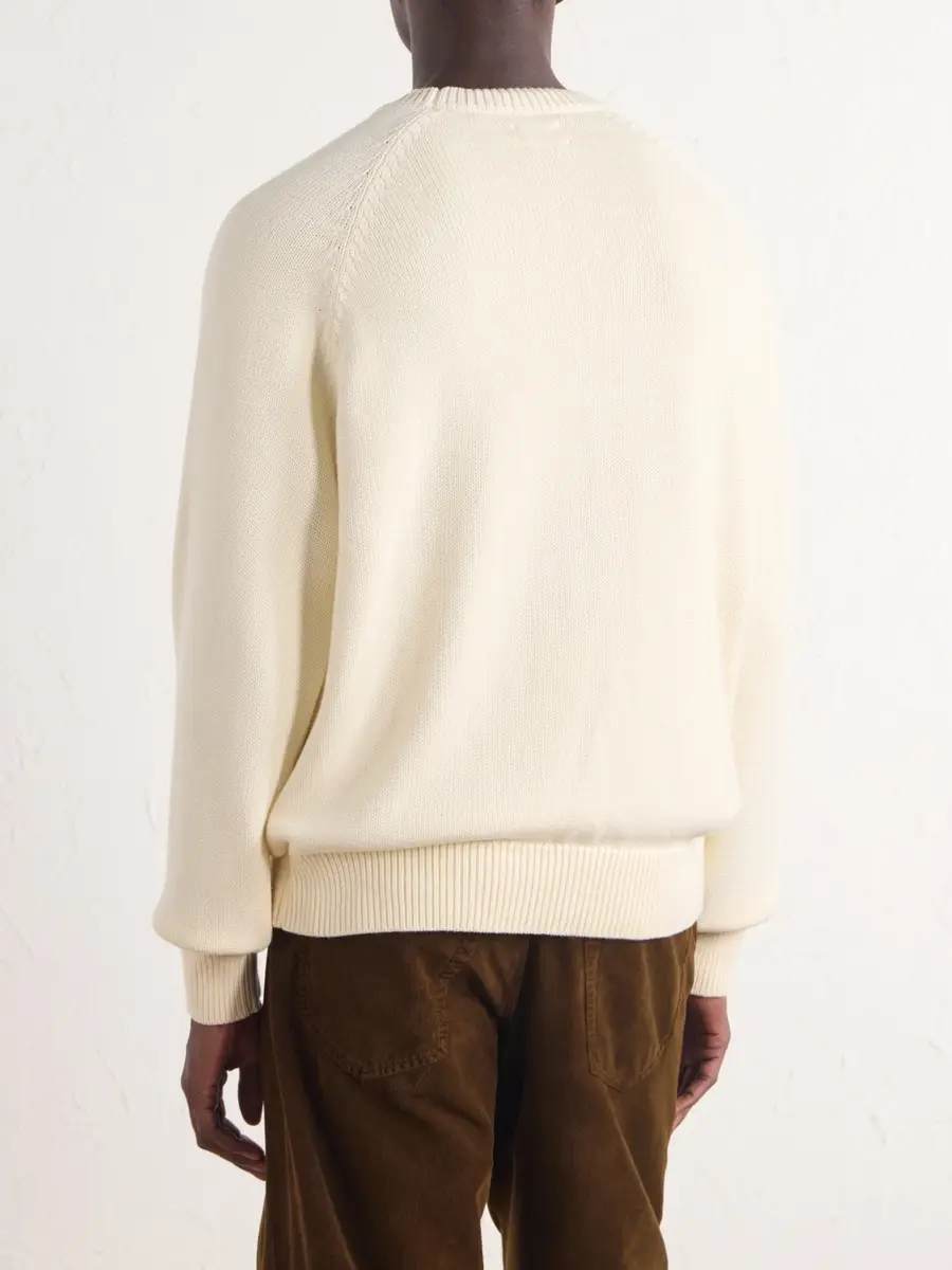 Aimé Leon Dore Logo-Embroidered Cotton Sweater - Men | Thumbnail 4 Aimé Leon Dore Logo-Embroidered Cotton Sweater - Men | Thumbnail 4