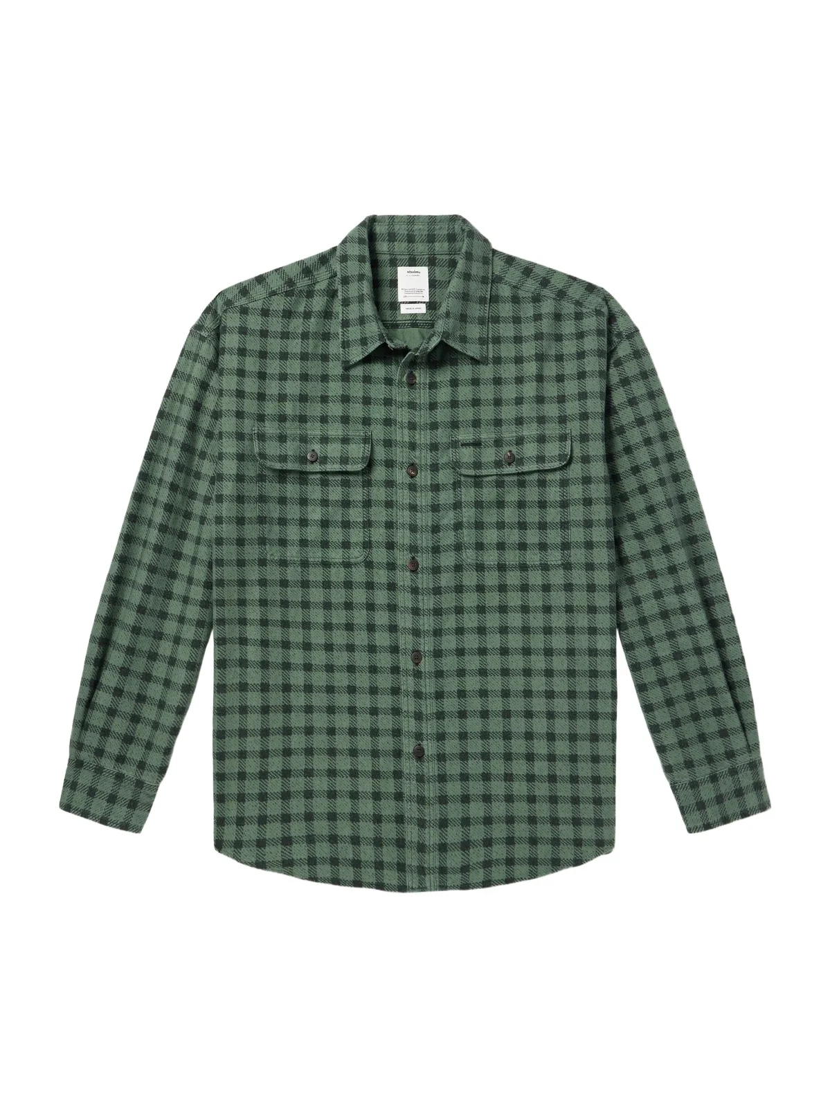 Visvim Langer Checked Brushed Cotton-Canvas Shirt - Men