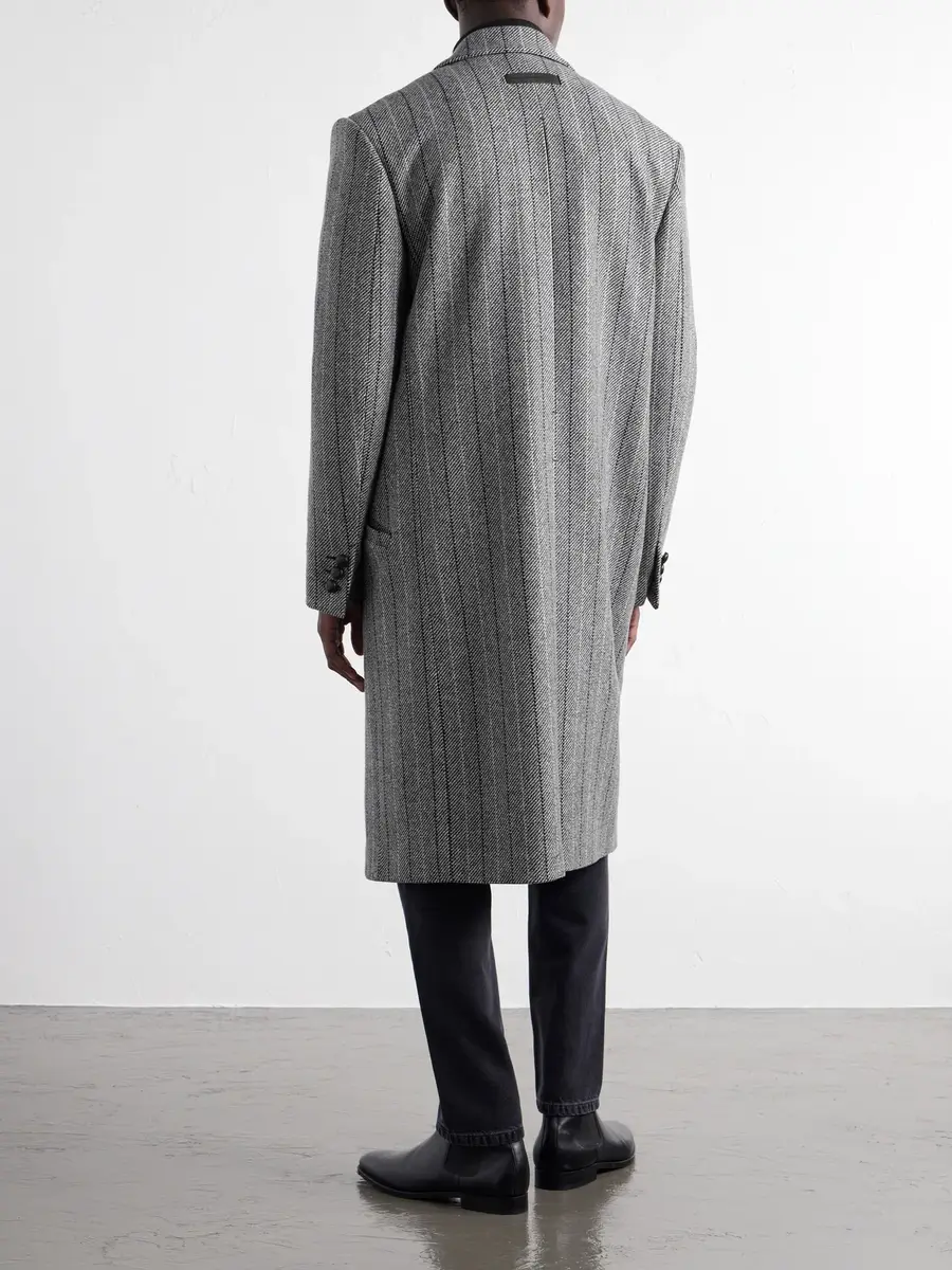 Zegna Trofeo Selection Double-Breasted Pinstriped Wool Coat - Men | Thumbnail 4 Zegna Trofeo Selection Double-Breasted Pinstriped Wool Coat - Men | Thumbnail 4