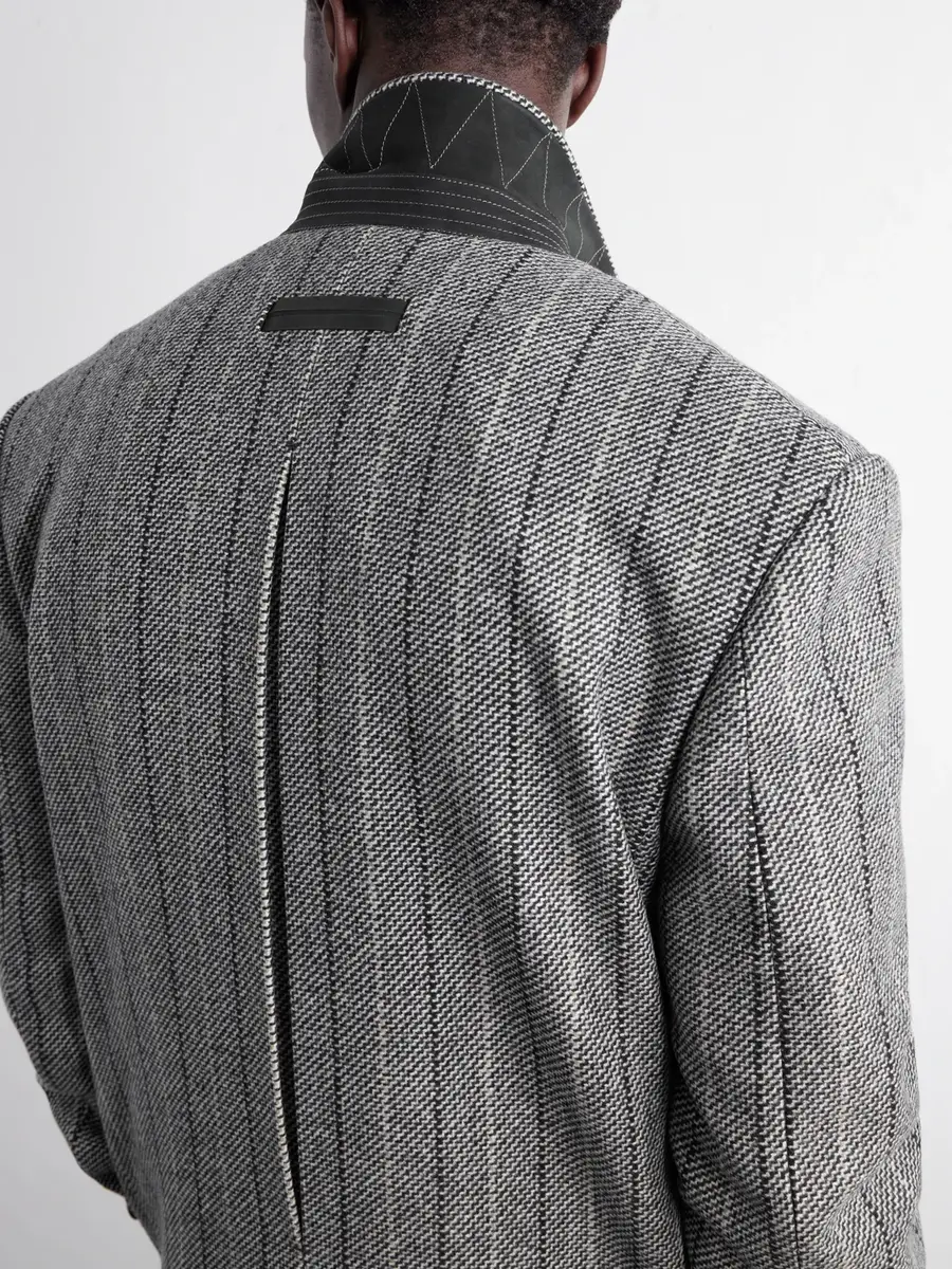 Zegna Trofeo Selection Double-Breasted Pinstriped Wool Coat - Men | Thumbnail 5 Zegna Trofeo Selection Double-Breasted Pinstriped Wool Coat - Men | Thumbnail 5