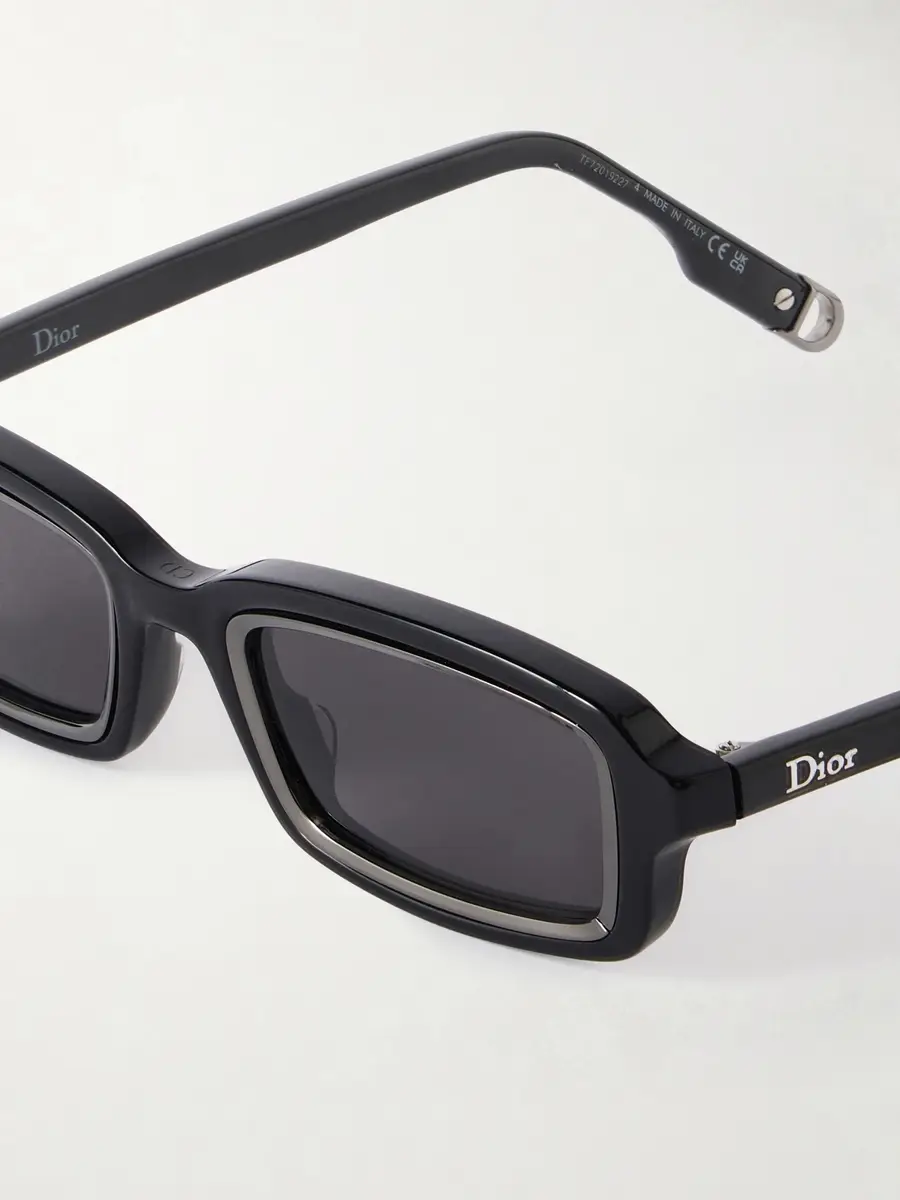 DIOR Eyewear DiorSymbol S2I Square-Frame Acetate Sunglasses - Men | Thumbnail 3