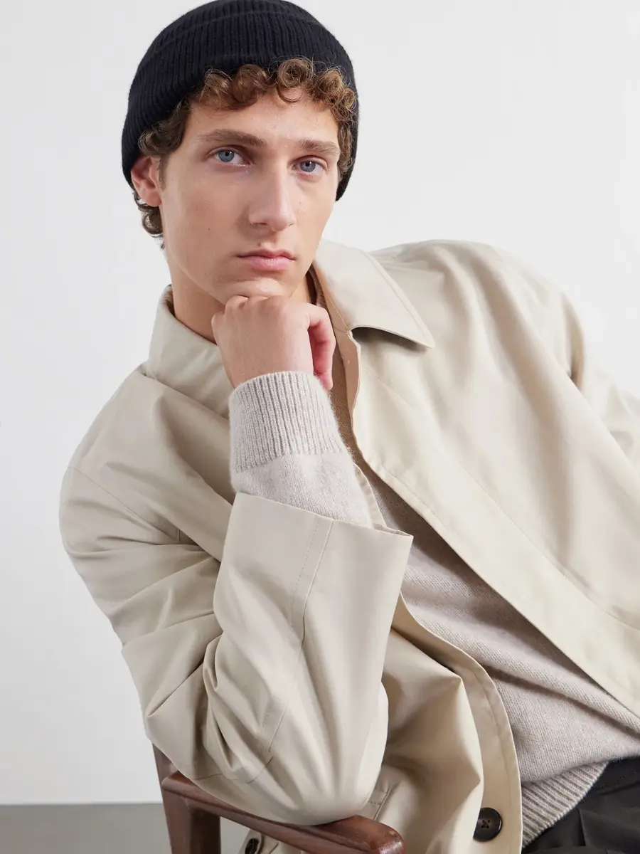 Zegna Oasi Ribbed Cashmere Beanie - Men | Thumbnail 3 Zegna Oasi Ribbed Cashmere Beanie - Men | Thumbnail 3