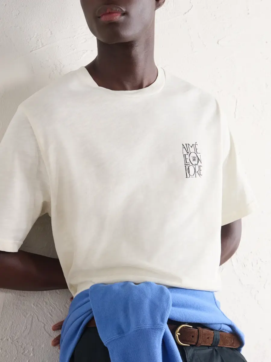 Aimé Leon Dore Logo-Print Cotton-Jersey T-Shirt - Men | Thumbnail 5 Aimé Leon Dore Logo-Print Cotton-Jersey T-Shirt - Men | Thumbnail 5