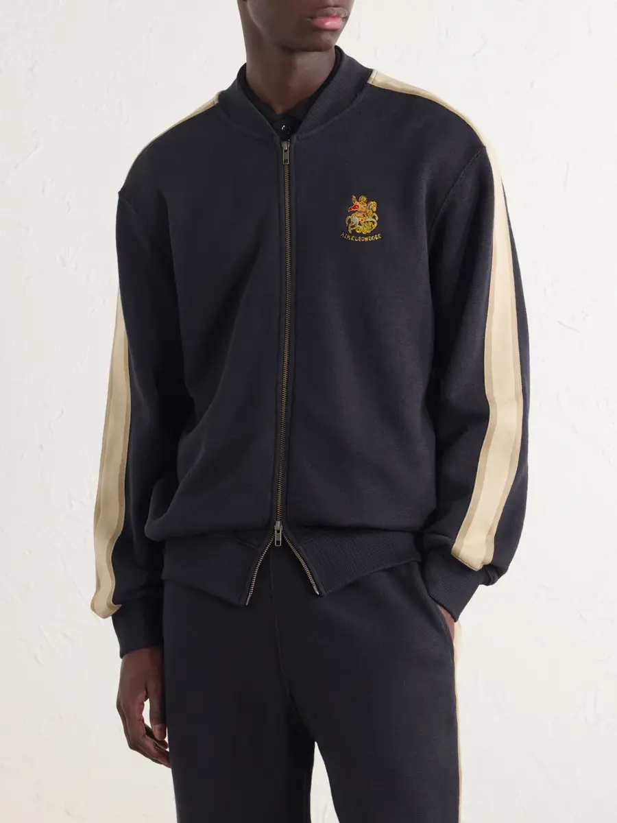 Aimé Leon Dore Saint George Logo-Embroidered Striped Cotton Track Jacket - Men | Thumbnail 3 Aimé Leon Dore Saint George Logo-Embroidered Striped Cotton Track Jacket - Men | Thumbnail 3