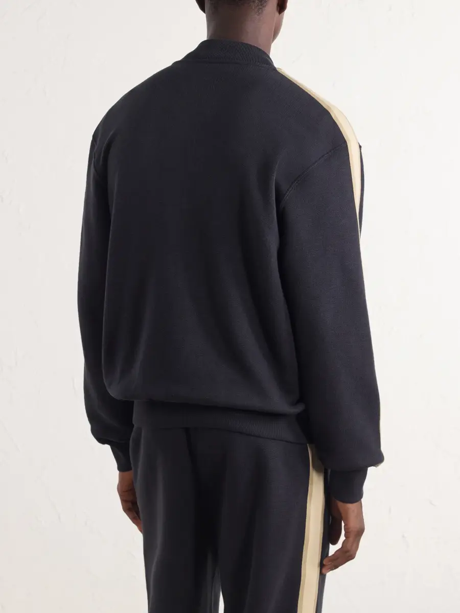 Aimé Leon Dore Saint George Logo-Embroidered Striped Cotton Track Jacket - Men | Thumbnail 4 Aimé Leon Dore Saint George Logo-Embroidered Striped Cotton Track Jacket - Men | Thumbnail 4