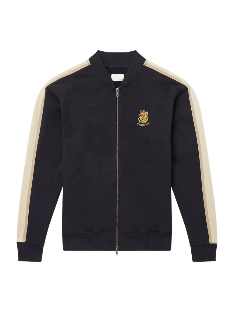 Aimé Leon Dore Saint George Logo-Embroidered Striped Cotton Track Jacket - Men