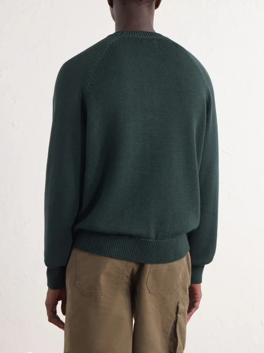 Aimé Leon Dore Logo-Embroidered Cotton Sweater - Men | Thumbnail 4