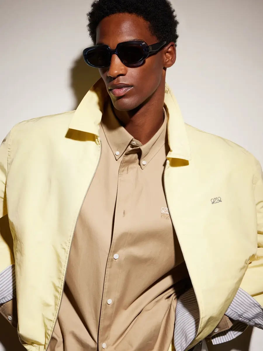 Loewe Anagram Round-Frame Acetate Sunglasses - Men | Thumbnail 2