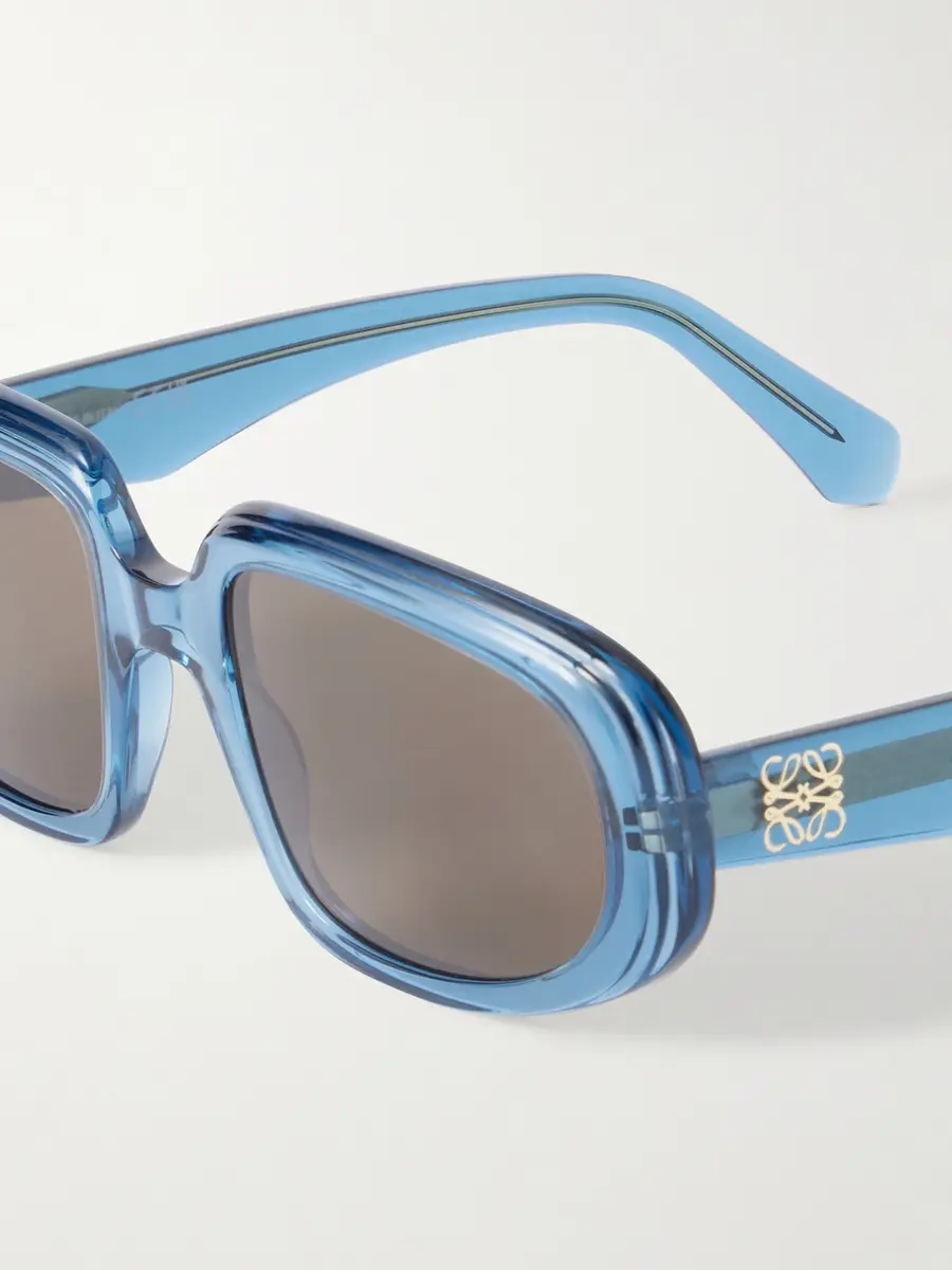 Loewe Anagram Round-Frame Acetate Sunglasses - Men | Thumbnail 3