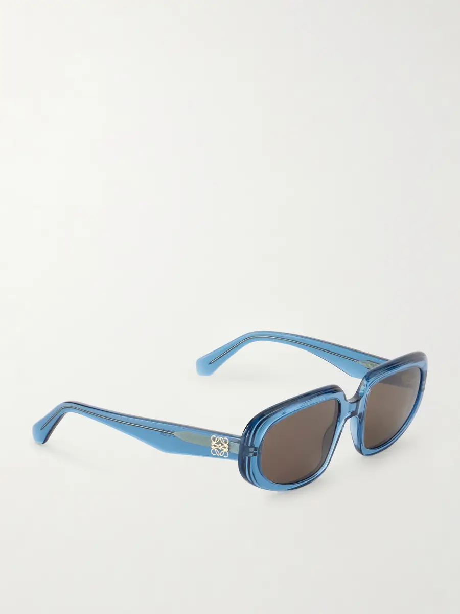 Loewe Anagram Round-Frame Acetate Sunglasses - Men | Thumbnail 4