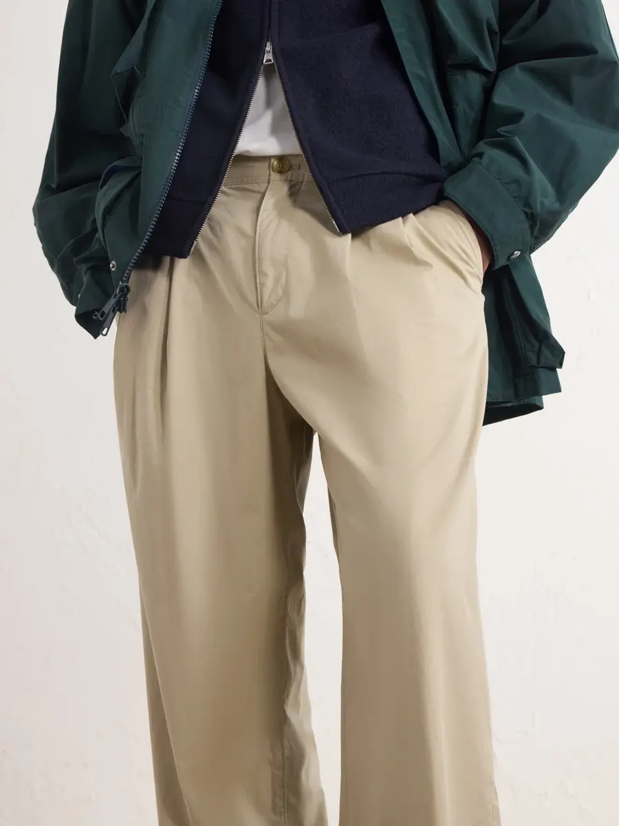 Aimé Leon Dore Straight-Leg Pleated Cotton Trousers - Men | Thumbnail 5 Aimé Leon Dore Straight-Leg Pleated Cotton Trousers - Men | Thumbnail 5