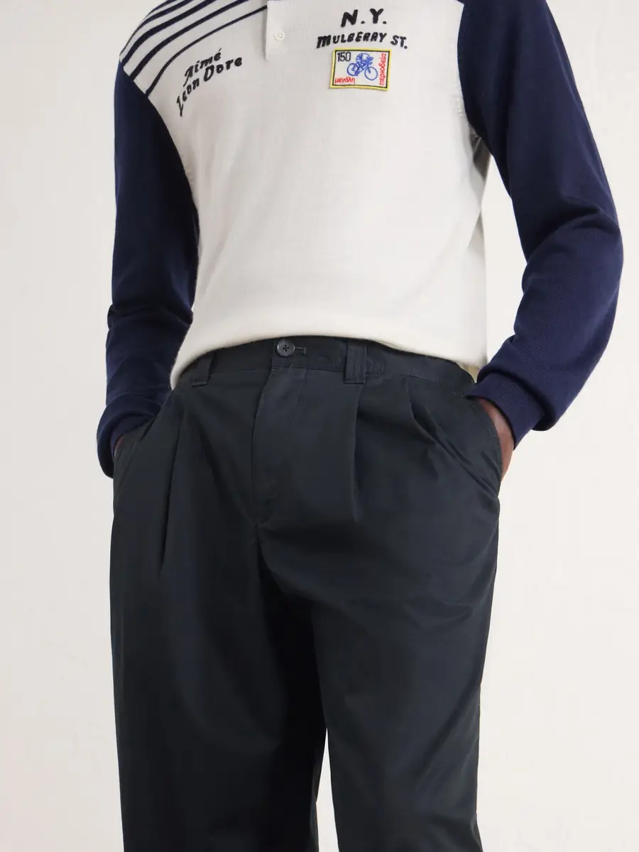 Aimé Leon Dore Straight-Leg Pleated Cotton Trousers - Men | Thumbnail 5 Aimé Leon Dore Straight-Leg Pleated Cotton Trousers - Men | Thumbnail 5