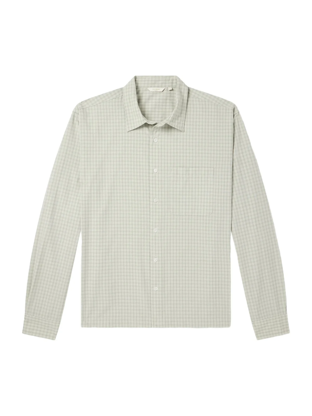 Checked Poplin Shirt - Men