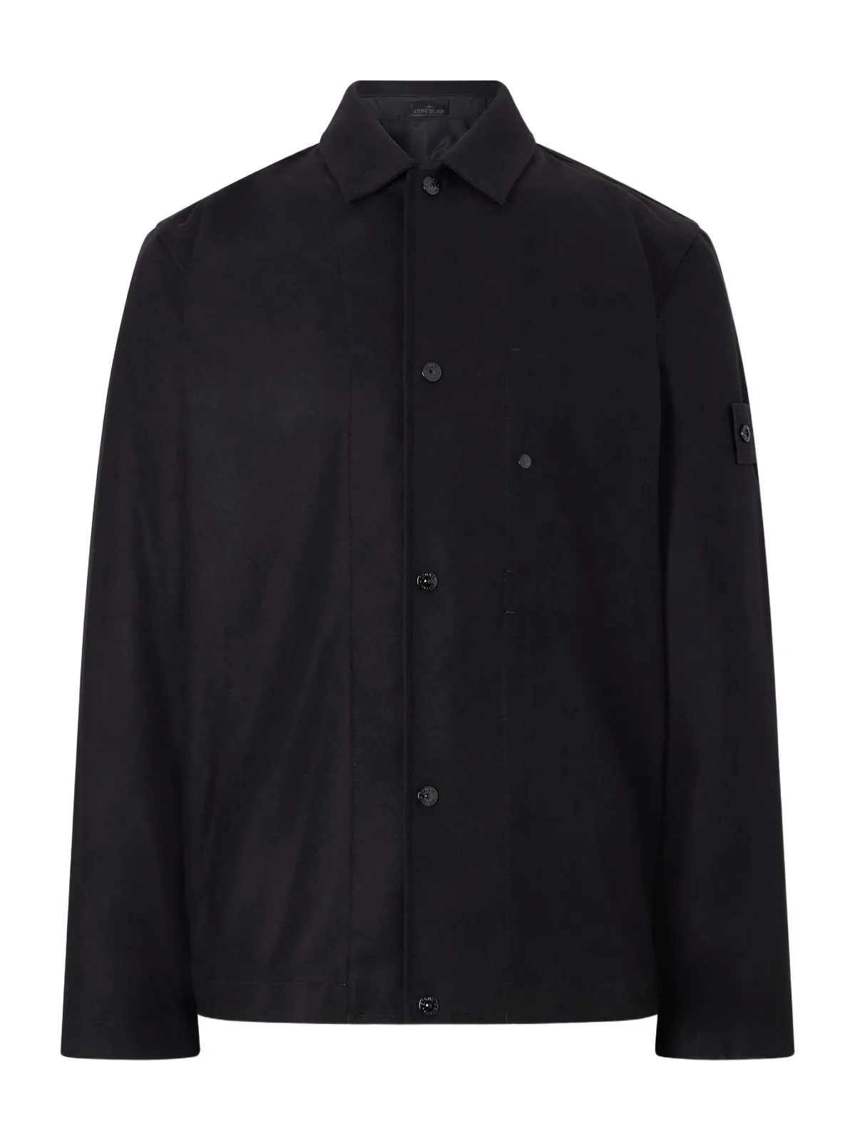 Stone Island GHOST Wool and Nylon Flannel Overshirt - Men