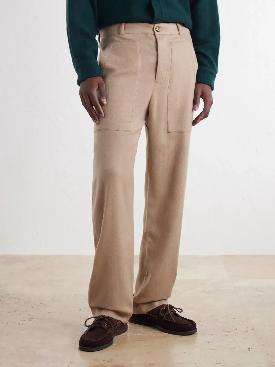 God’s True Cashmere Straight-Leg Cashmere-Canvas Trousers - Men | Thumbnail 3 God’s True Cashmere Straight-Leg Cashmere-Canvas Trousers - Men | Thumbnail 3
