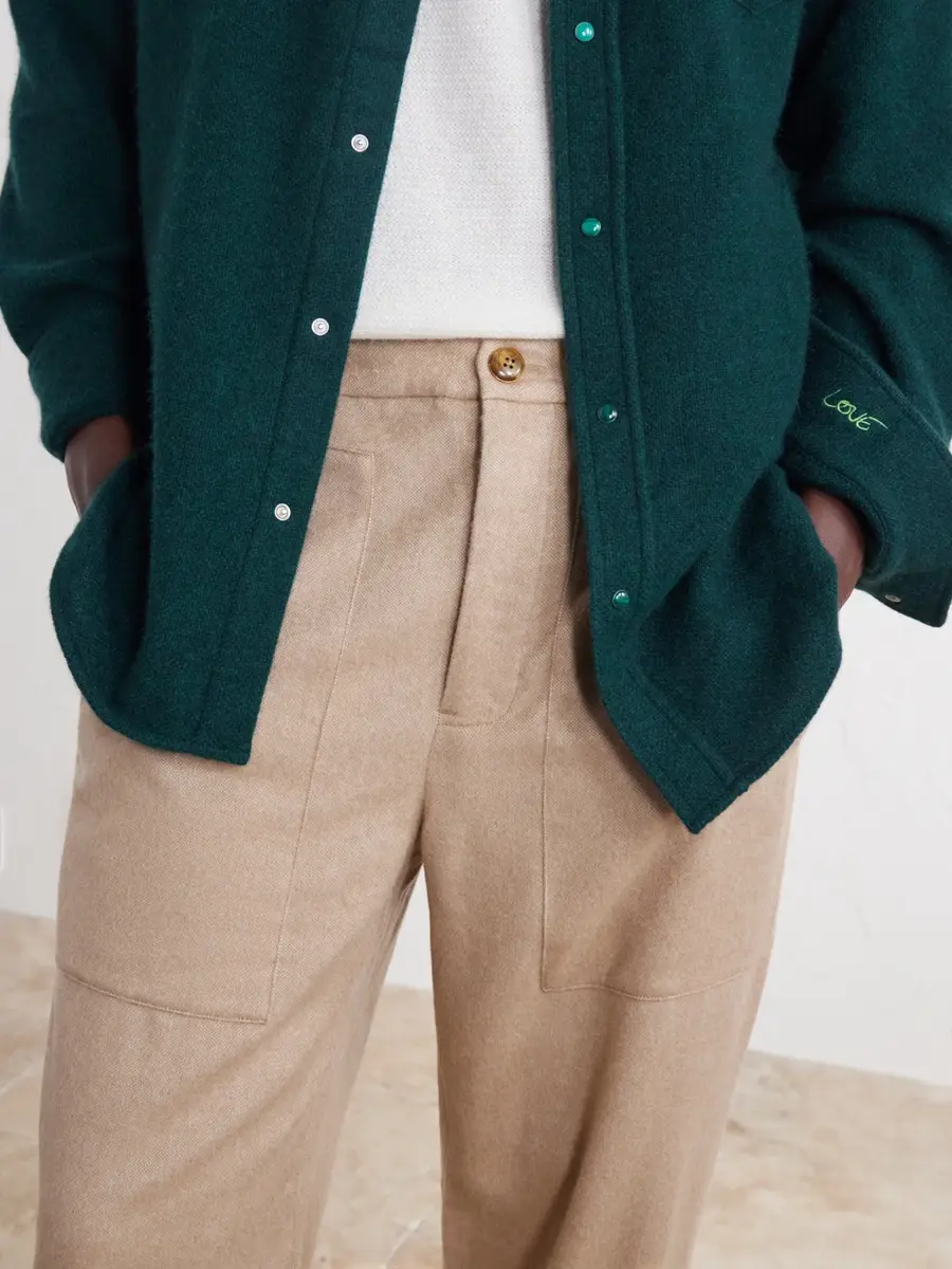 God’s True Cashmere Straight-Leg Cashmere-Canvas Trousers - Men | Thumbnail 5 God’s True Cashmere Straight-Leg Cashmere-Canvas Trousers - Men | Thumbnail 5