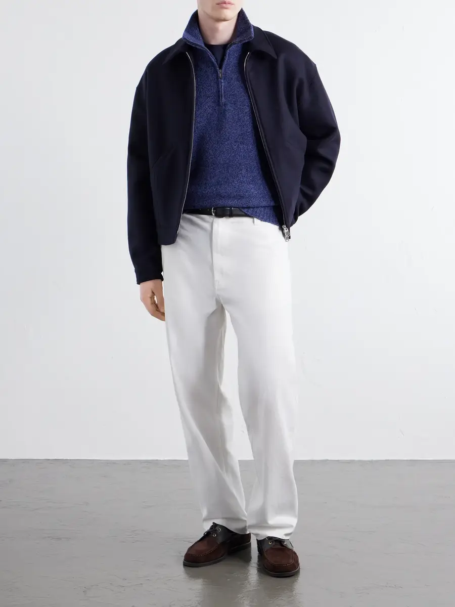 Altea Wool and Cashmere-Blend Half-Zip Sweater - Men | Thumbnail 2 Altea Wool and Cashmere-Blend Half-Zip Sweater - Men | Thumbnail 2