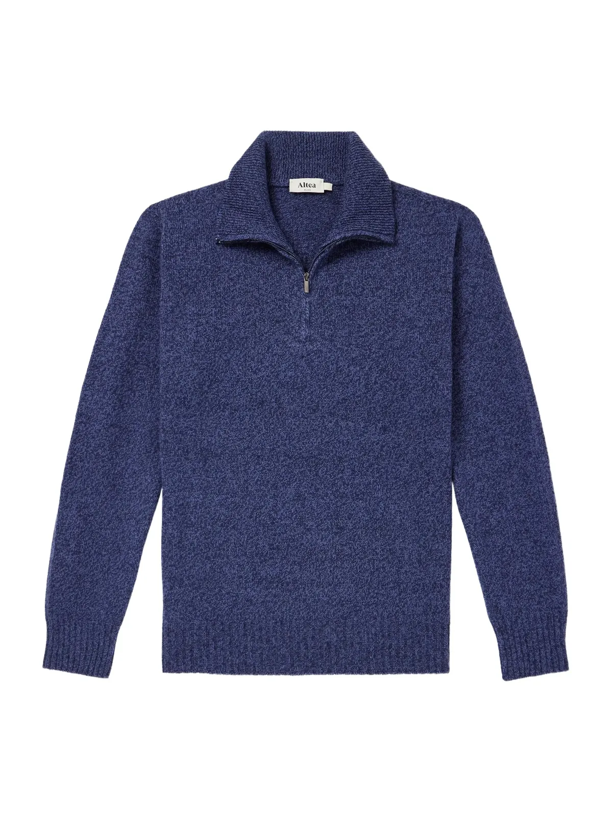 Altea Wool and Cashmere-Blend Half-Zip Sweater - Men