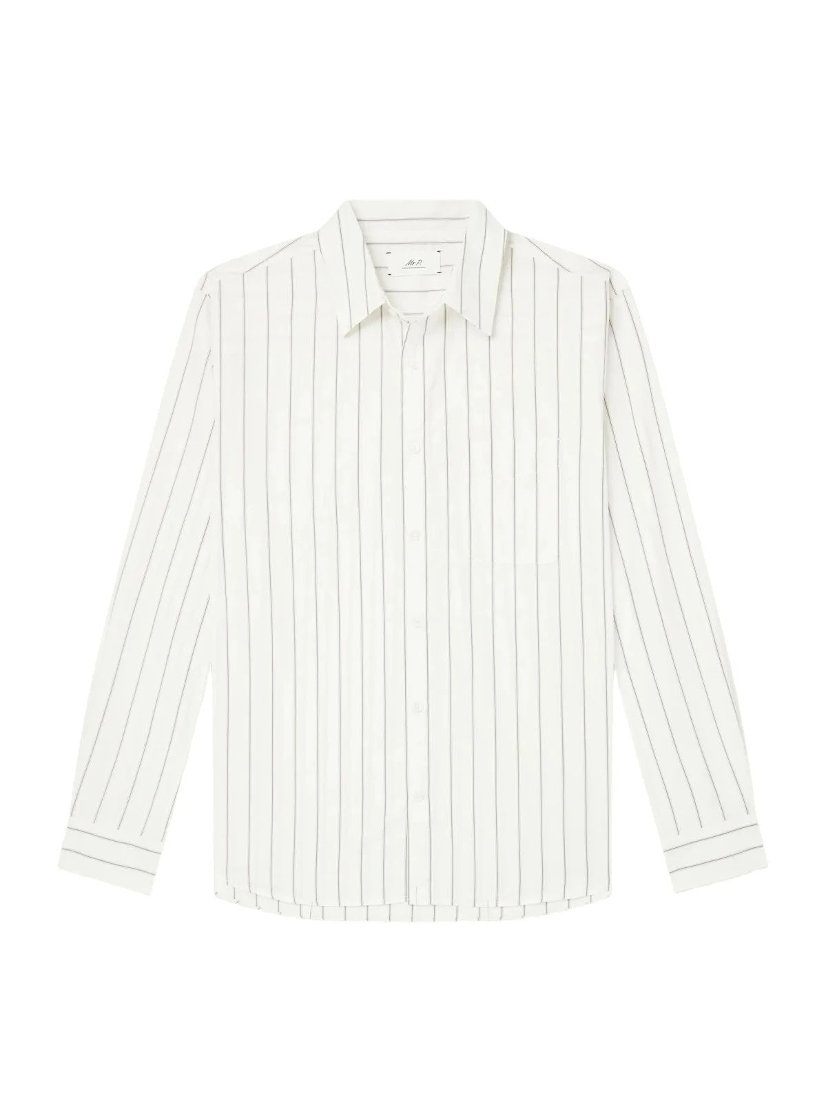 MR P. Striped Cotton and Silk-Blend Shirt - Men