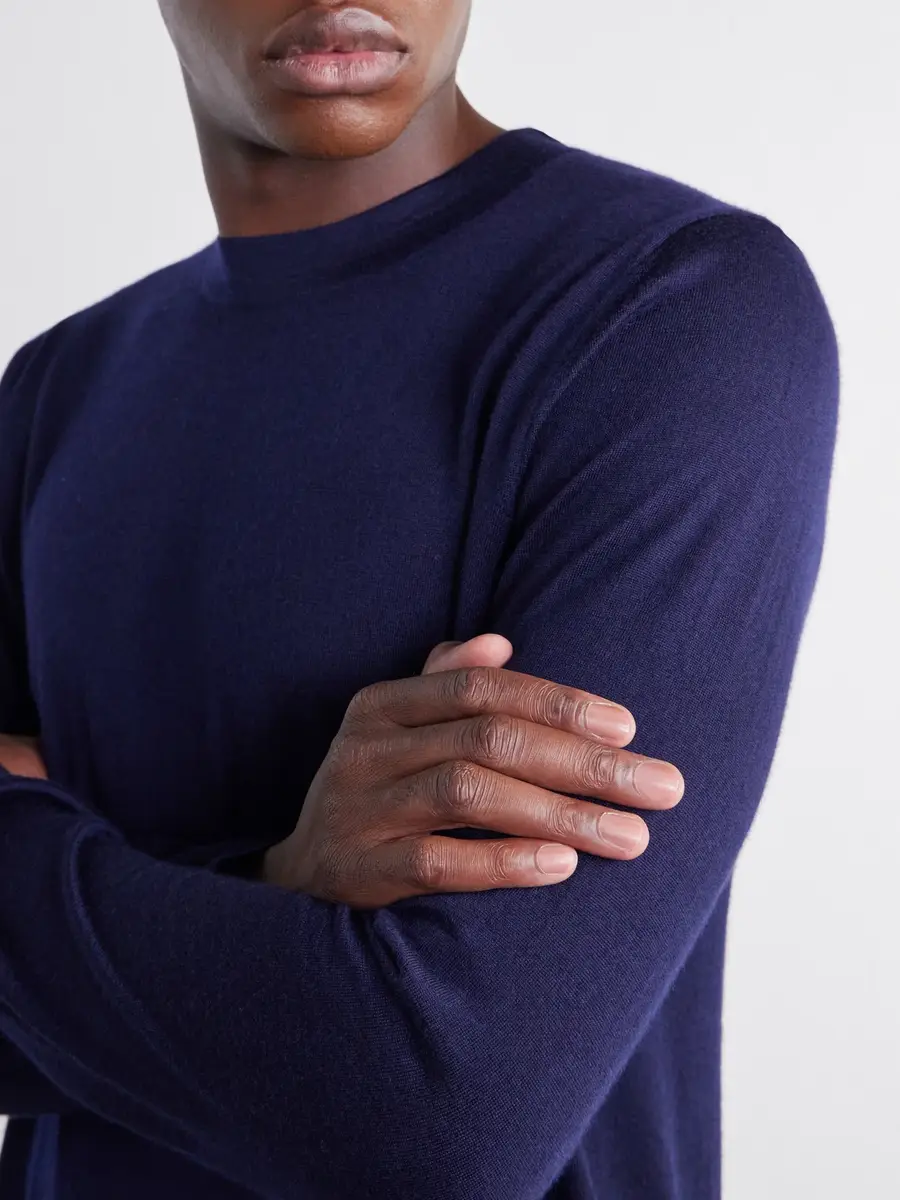 MR P. Cashmere and Silk-Blend Sweater - Men | Thumbnail 5 MR P. Cashmere and Silk-Blend Sweater - Men | Thumbnail 5