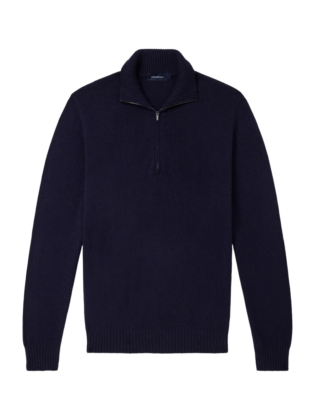 Thom Sweeney Cashmere Half-Zip Sweater - Men