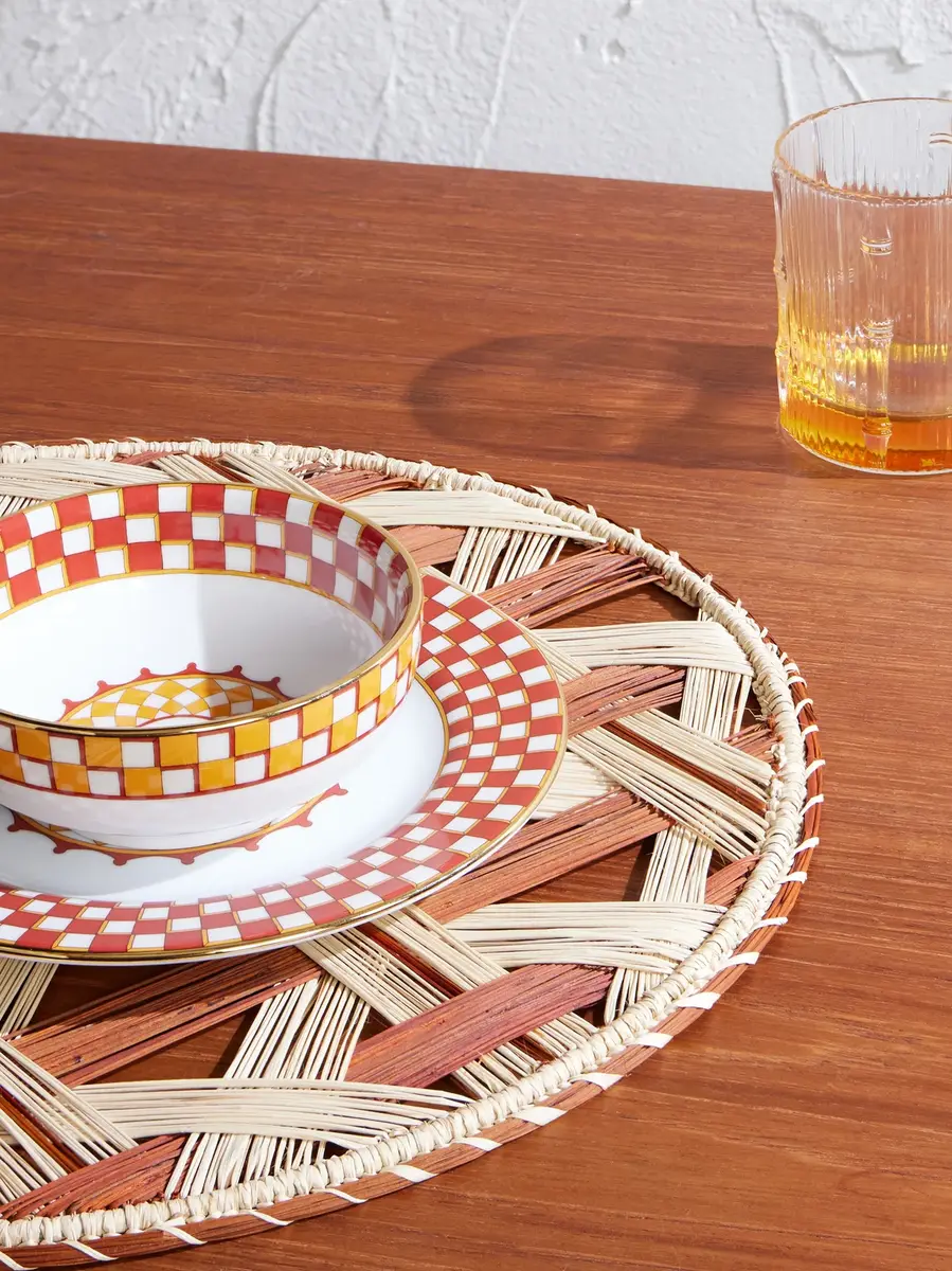 La DoubleJ Set of Two Iraca Palm Placemats - Men | Thumbnail 2 La DoubleJ Set of Two Iraca Palm Placemats - Men | Thumbnail 2