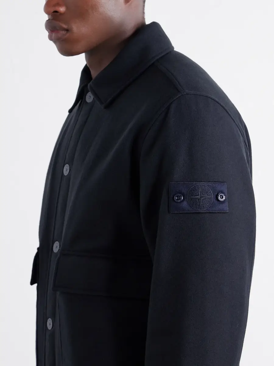 Stone Island GHOST Padded Wool and Nylon-Blend Flannel Bomber Jacket - Men | Thumbnail 5 Stone Island GHOST Padded Wool and Nylon-Blend Flannel Bomber Jacket - Men | Thumbnail 5