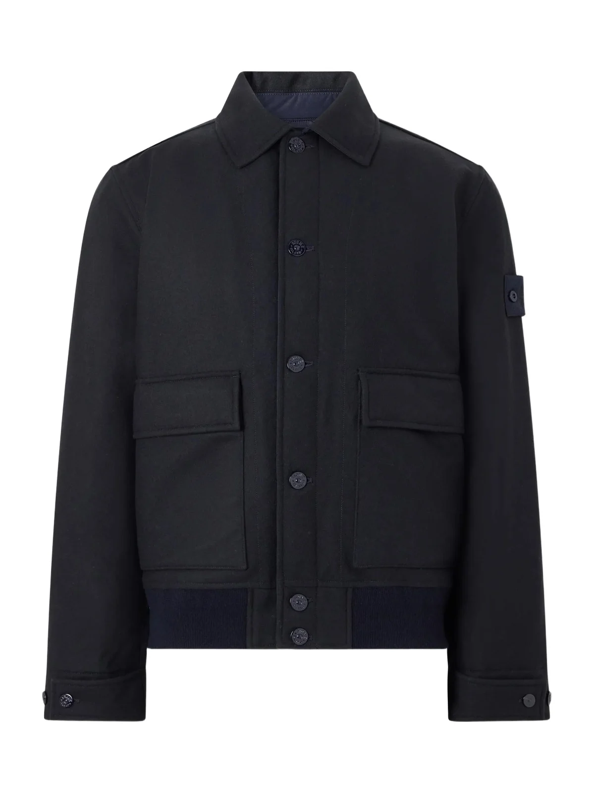 GHOST Padded Wool and Nylon-Blend Flannel Bomber Jacket - Men GHOST Padded Wool and Nylon-Blend Flannel Bomber Jacket - Men