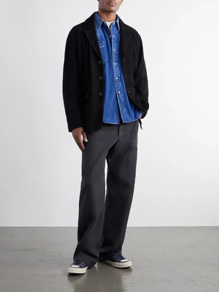 Visvim Social Sculpture Denim Shirt - Men | Thumbnail 2 Visvim Social Sculpture Denim Shirt - Men | Thumbnail 2
