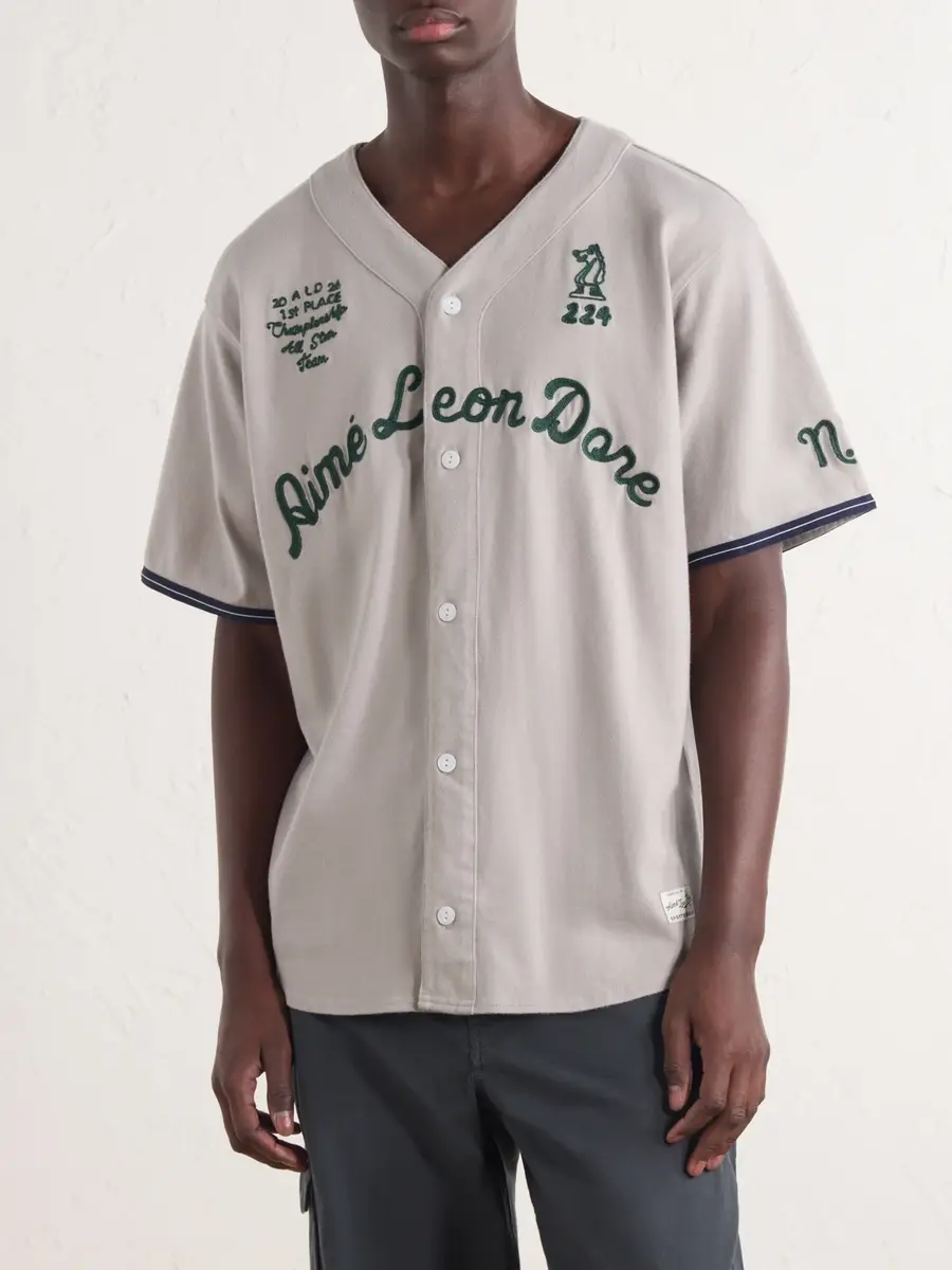 Aimé Leon Dore Logo-Embroidered Cotton Shirt - Men | Thumbnail 3 Aimé Leon Dore Logo-Embroidered Cotton Shirt - Men | Thumbnail 3