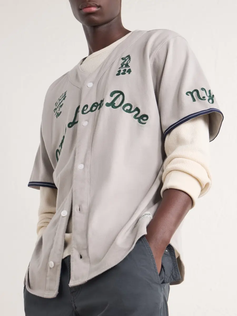 Aimé Leon Dore Logo-Embroidered Cotton Shirt - Men | Thumbnail 5 Aimé Leon Dore Logo-Embroidered Cotton Shirt - Men | Thumbnail 5