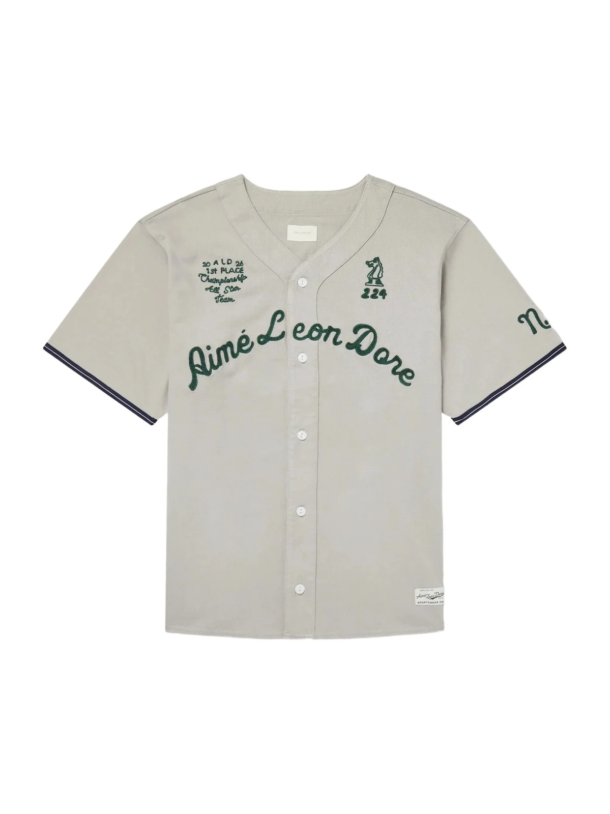 Logo-Embroidered Cotton Shirt - Men