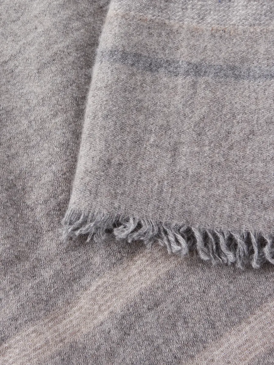 Johnstons of Elgin Kerrera Checked Cashmere Scarf - Men | Thumbnail 4 Johnstons of Elgin Kerrera Checked Cashmere Scarf - Men | Thumbnail 4