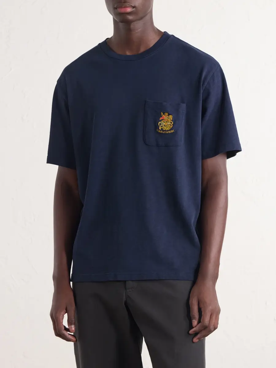 Aimé Leon Dore St. George Logo-Embroidered Cotton-Jersey T-Shirt - Men | Thumbnail 3 Aimé Leon Dore St. George Logo-Embroidered Cotton-Jersey T-Shirt - Men | Thumbnail 3