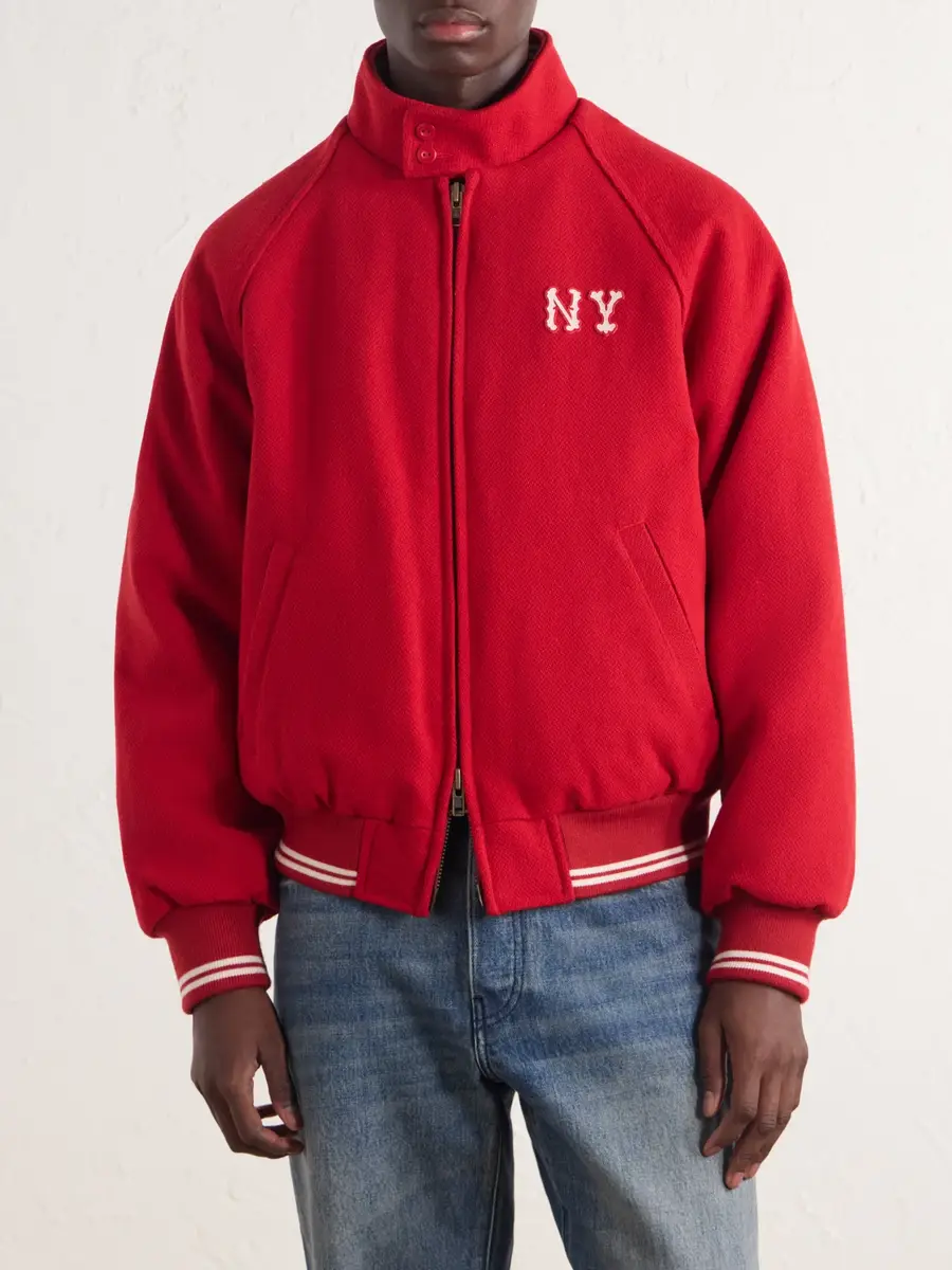 Aimé Leon Dore Ny Highlanders Logo-Embroidered Wool-Blend Varsity Jacket - Men | Thumbnail 3 Aimé Leon Dore Ny Highlanders Logo-Embroidered Wool-Blend Varsity Jacket - Men | Thumbnail 3