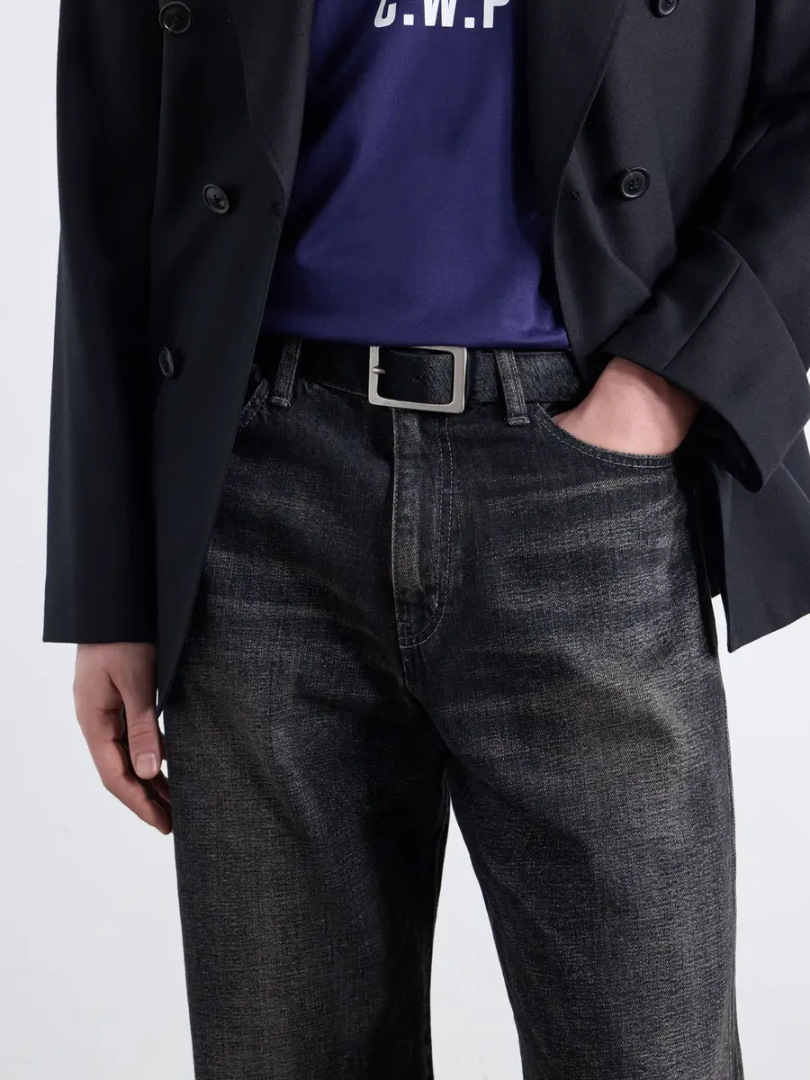 Neighborhood 3cm Calf Hair Belt - Men | Thumbnail 2