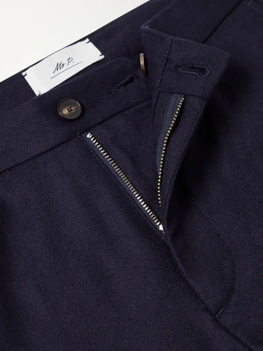 MR P. Straight-Leg Wool-Flannel Cargo Trousers - Men | Thumbnail 6