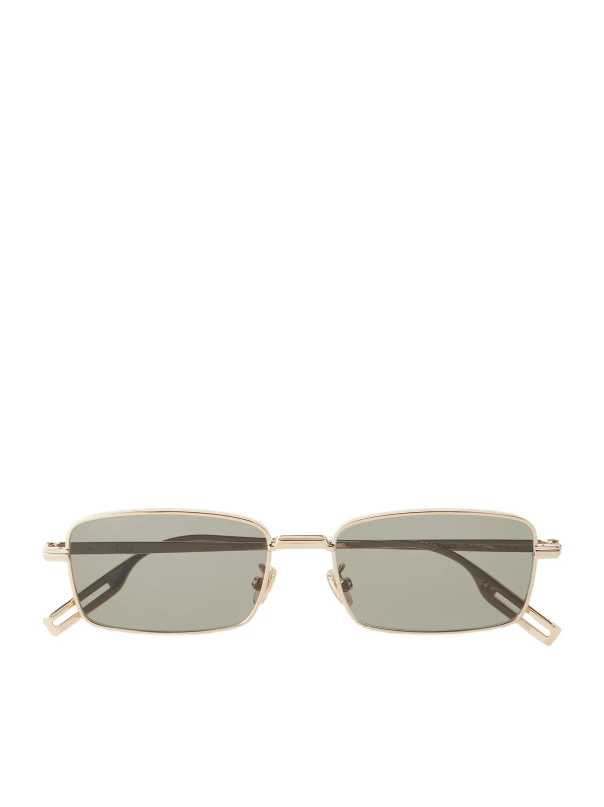 DiorBlackSuit S21U Square-Frame Gold-Tone Metal Sunglasses - Men DiorBlackSuit S21U Square-Frame Gold-Tone Metal Sunglasses - Men