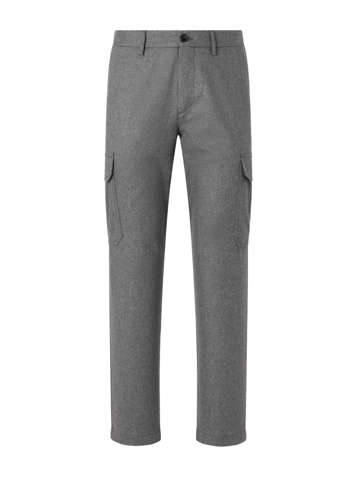 Straight-Leg Wool-Flannel Cargo Trousers - Men