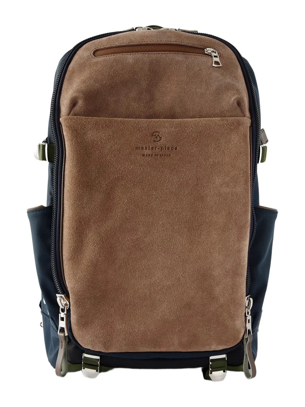 Master-Piece Grave Suede-Trimmed Canvas Backpack - Men