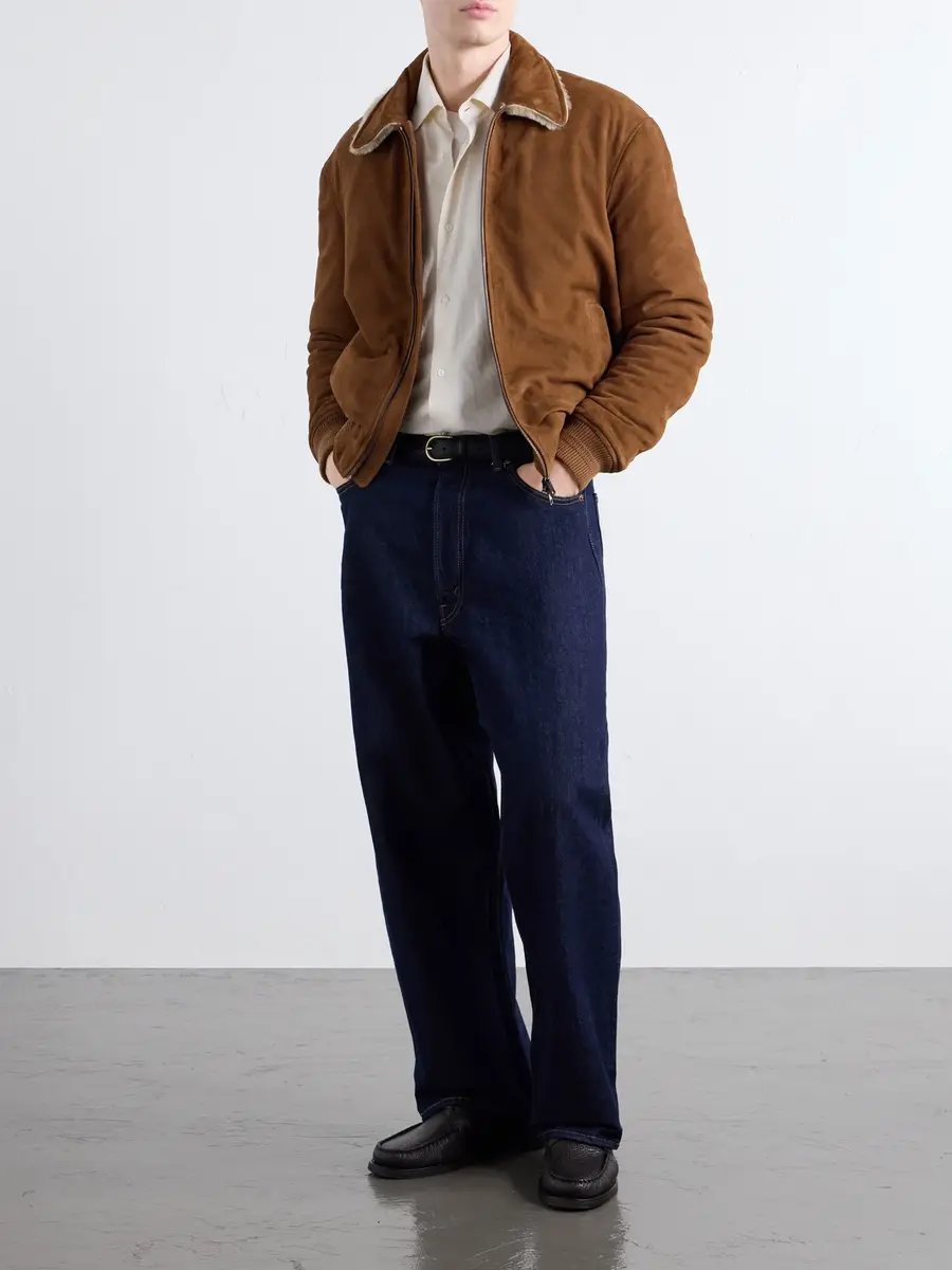 Altea Iggy Shearling-Trimmed Padded Suede Jacket - Men | Thumbnail 2 Altea Iggy Shearling-Trimmed Padded Suede Jacket - Men | Thumbnail 2