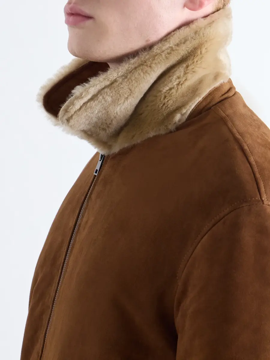 Altea Iggy Shearling-Trimmed Padded Suede Jacket - Men | Thumbnail 6 Altea Iggy Shearling-Trimmed Padded Suede Jacket - Men | Thumbnail 6