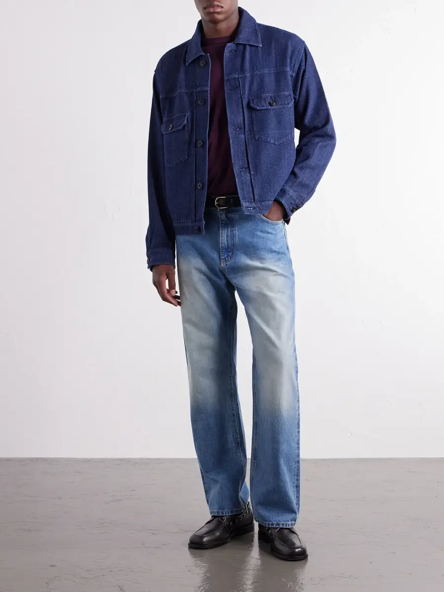 FrizmWORKS Sashiko Denim Jacket - Men | Thumbnail 2 FrizmWORKS Sashiko Denim Jacket - Men | Thumbnail 2