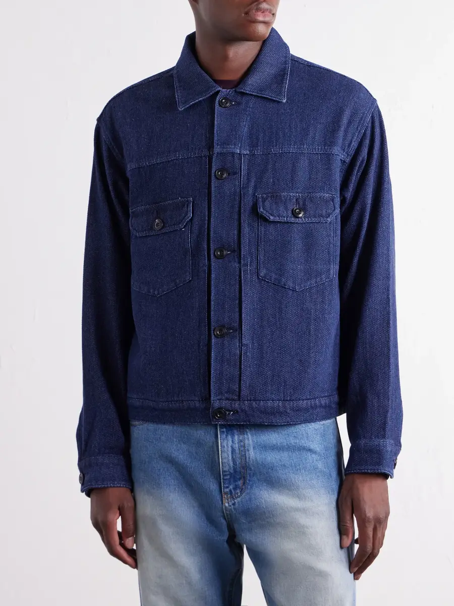 FrizmWORKS Sashiko Denim Jacket - Men | Thumbnail 3 FrizmWORKS Sashiko Denim Jacket - Men | Thumbnail 3