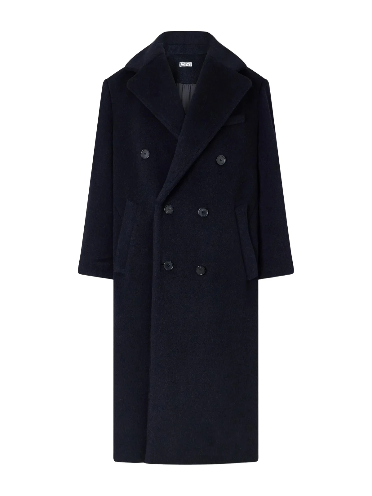 Loewe Double-Breasted Wool and Lama-Blend Coat - Men